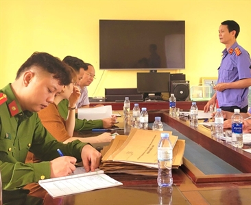 Viện KSND huyện Mỹ Đức trực tiếp kiểm sát việc thi hành án treo, cải tạo...